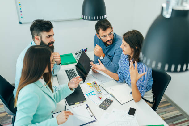 istock Discussing new ideas at a meeting 1126001827