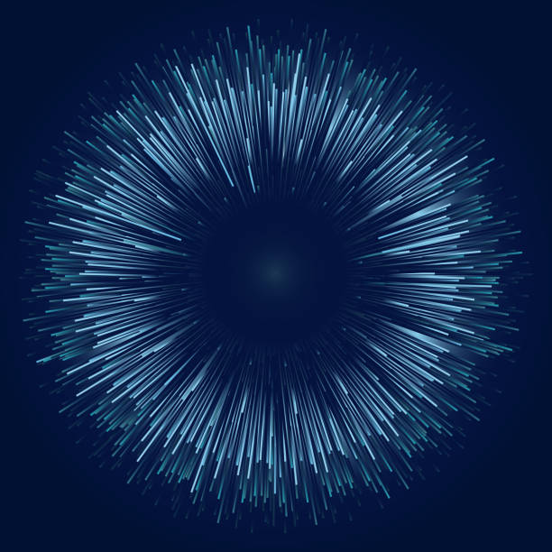 Circle future design, digital concept banner, vector Starburst Futuristic Circle design, Future tech background. Circular Geometric centric Motion pattern. Space Technology Digital concept, Abstract rays, Dynamic lines. Hyperspace Wide size Banner vector exploding star stock illustrations