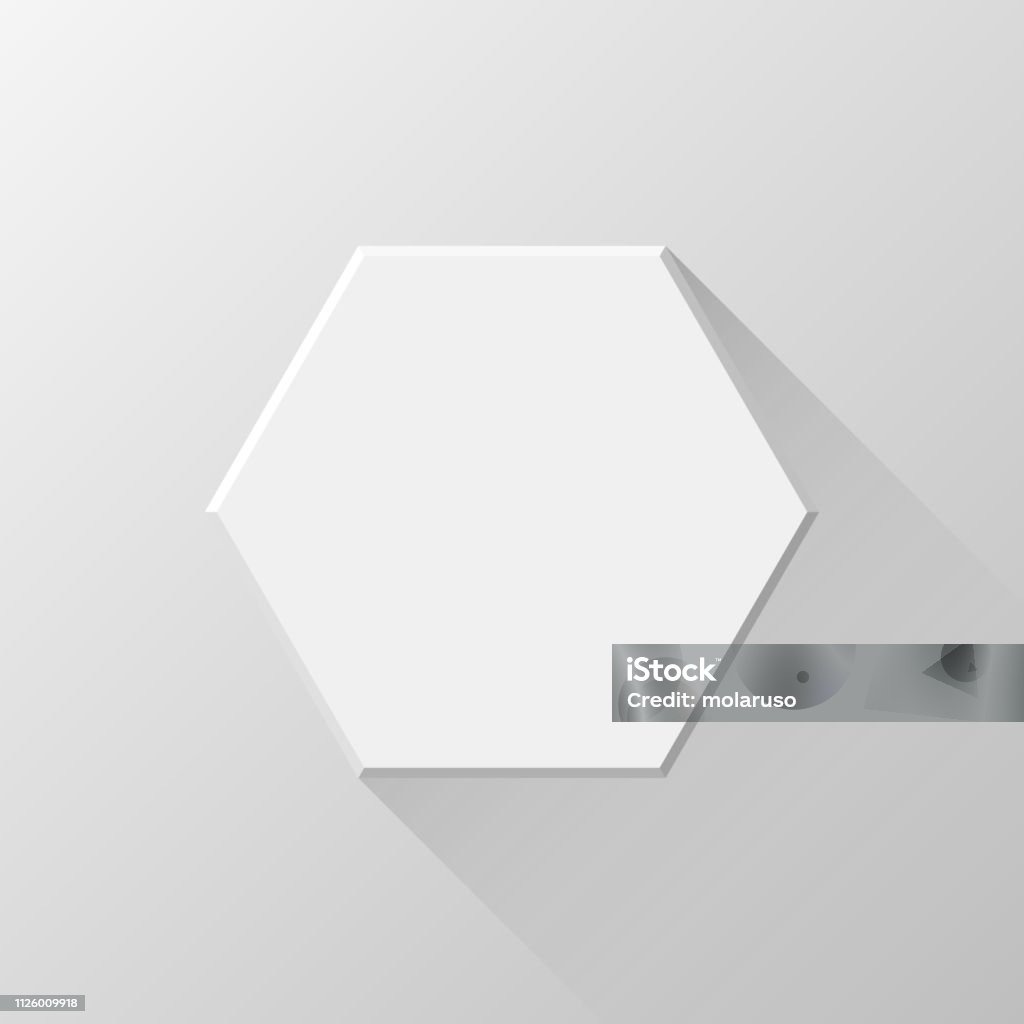 Polygon Button White Abstract Polygon Button Template Stock Illustration - Download ...