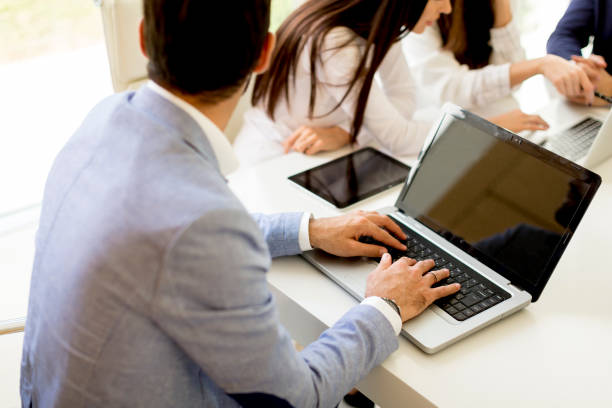 istock Business people brainstorming in office during conference 1126013080