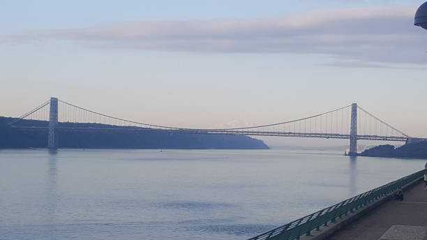 istock George Washington bridge and hudson river 1126018381