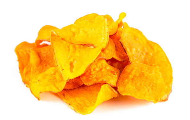 istock Healthy Potato Chips Made with Sweet Potatoes an Alternative to Classic Chips 1126020413