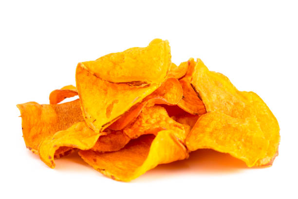 istock Healthy Potato Chips Made with Sweet Potatoes an Alternative to Classic Chips 1126022162