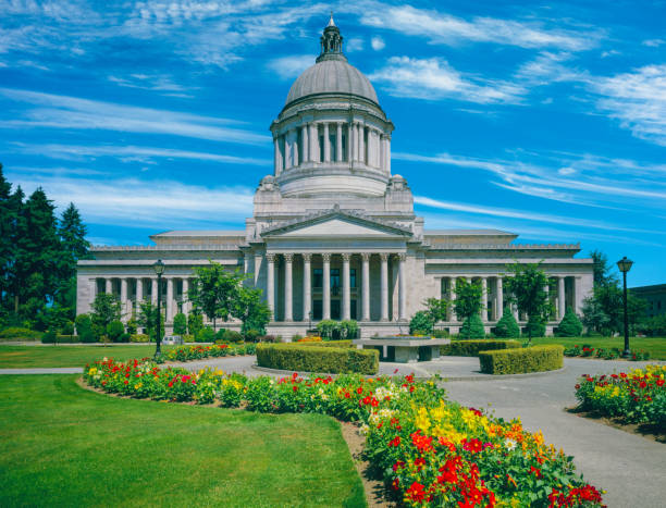 istock WASHINGTON STATE CAPITOL BUILDING AND GARDEN, OLYMPIA 1126024123