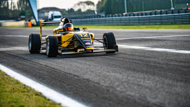 istock Formula race car on the track 1126024195