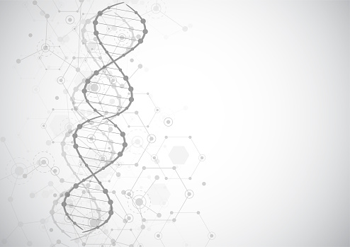 Ilustración de Plantilla De Ciencia Fondo De Pantalla O Banner Con Una Moléculas De Adn y más Vectores Libres de Derechos de ADN - iStock Ilustración de Plantilla De Ciencia Fondo De Pantalla O Banner Con Una Moléculas De Adn y más Vectores Libres de Derechos de ADN - iStock