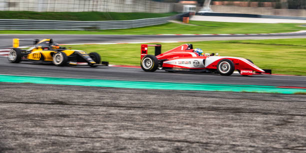 istock Formula race cars on the track 1126025441