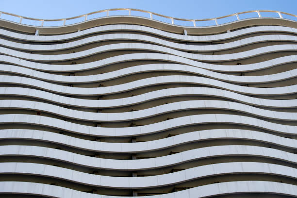 istock Facade of a modern apartment building, exterior and architecture design concept 1126037385