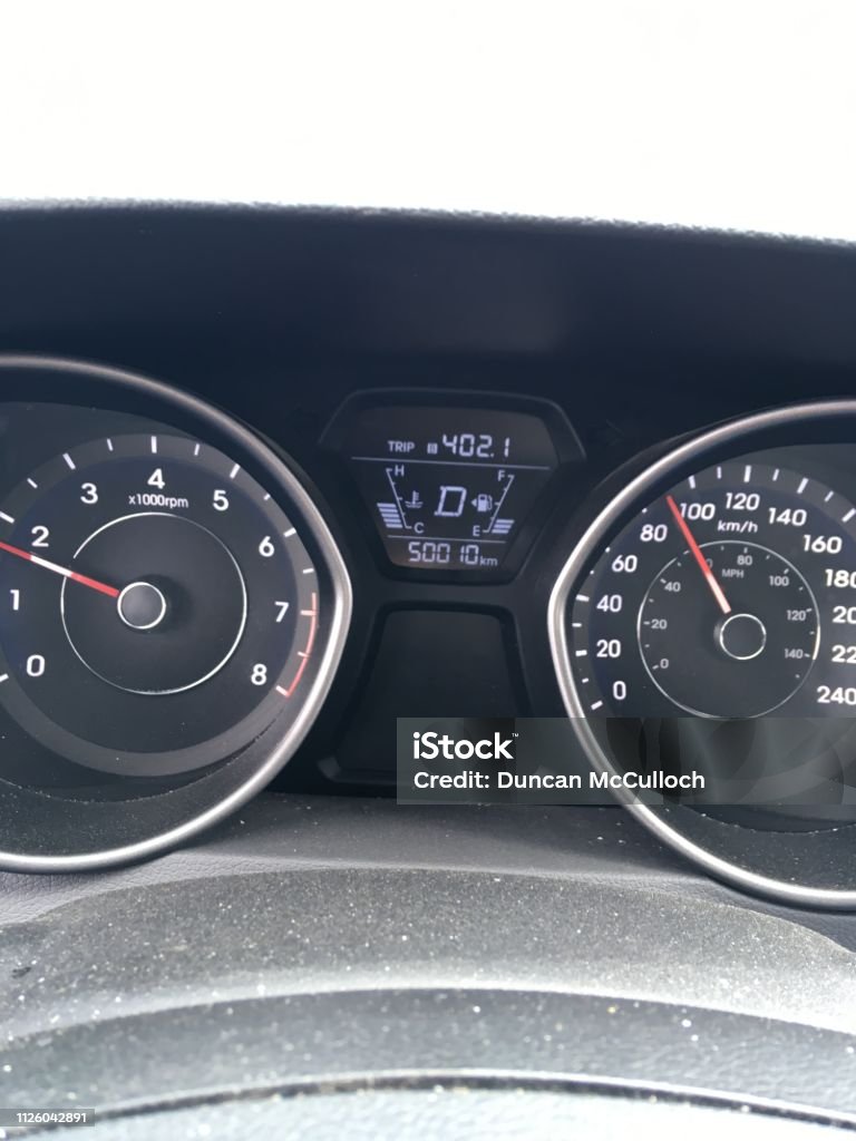 Meter Panel Car Car Dashboard Instrument Panel Stock Photo - Download Image Now ...