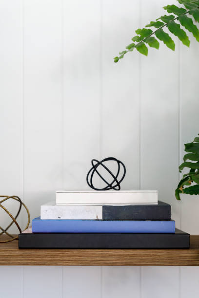 istock Bookshelf With Books And Decoration - Home Decor 1126052251