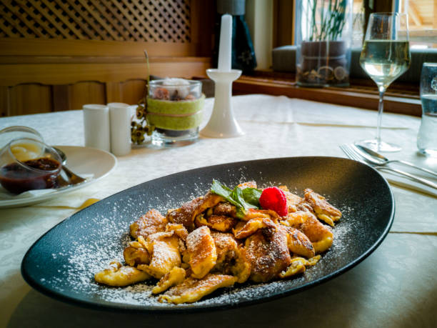 istock Austrian kaiserschmarrn with apple sauce and plum roaster 1126060594