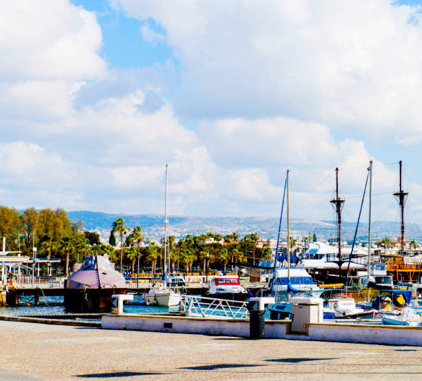 istock Cyprus, Paphos, solar embankment 1126066195