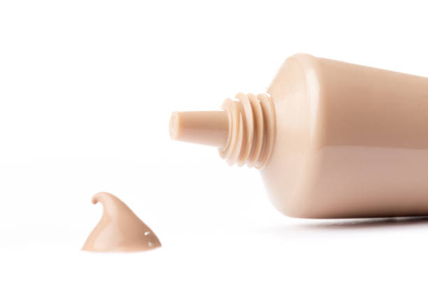 istock Liquid makeup foundation cream isolated on white background 1126067069
