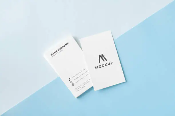 Photo of Business card and name card mockup