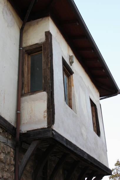 istock Old traditional building in Varosi area Edessa Greece 1126068531
