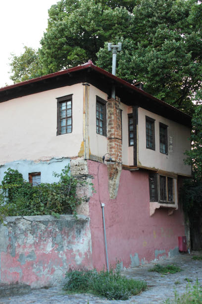 istock Old traditional building in Varosi area Edessa Greece 1126068602