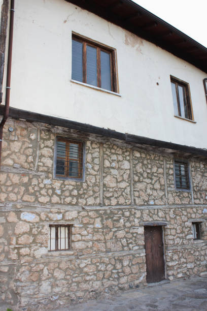 istock Old traditional building in Varosi area Edessa Greece 1126068608