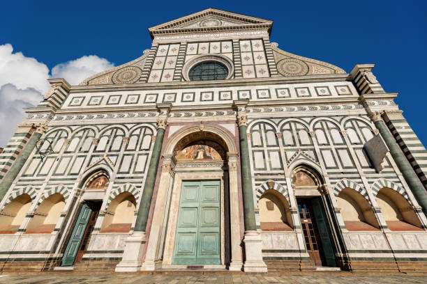 santa maria novella - firenze włochy - church of santa maria novella zdjęcia i obrazy z banku zdjęć