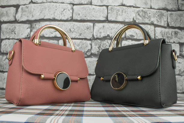 istock Pink and black bags 1126076234