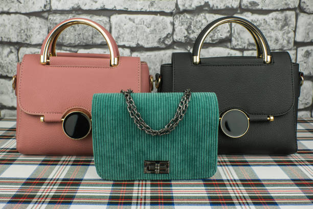 istock Pink black bag and clutch 1126076241