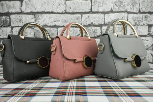 istock Three fashionable bags of different flowers 1126076255
