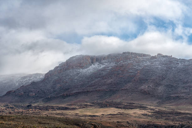istock Snow and the Wolfberg Cracks are visible in Cederberg Mountains 1126078474