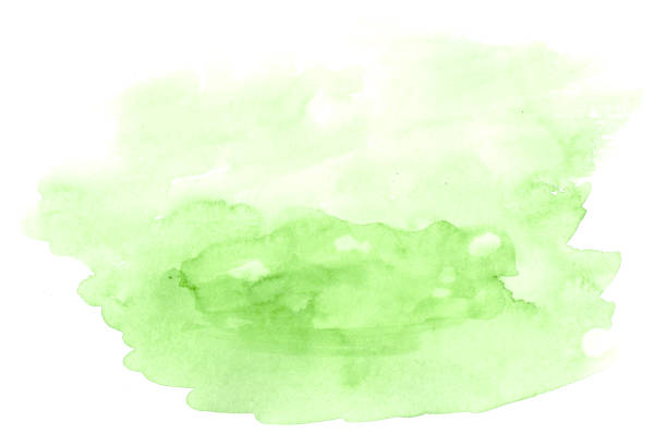 istock Abstract gree watercolor background. Textured paper backdrop. 1126082608