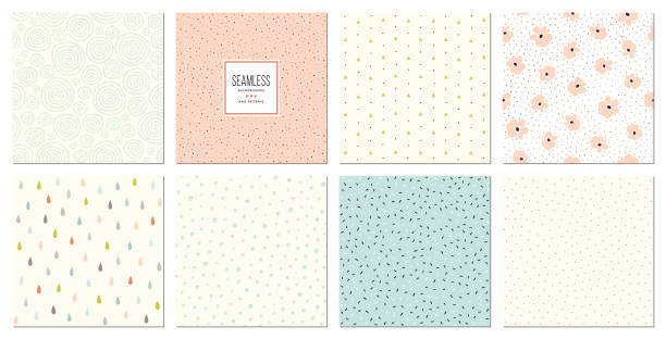 illustrations, cliparts, dessins animés et icônes de patterns_05 sans couture - backgrounds spotted seamless fun