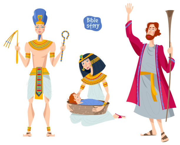 55 Baby Moses Illustrations & Clip Art - iStock | Baby moses basket