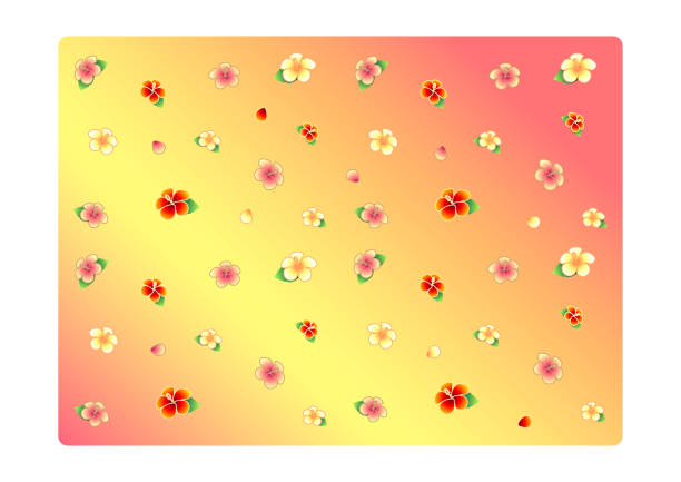 иллюстрация классического винтажного цветочного узора - krung stock illustrations