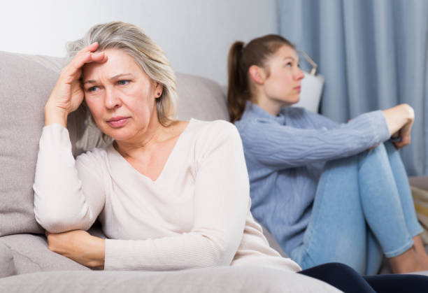 istock Offended woman and daughter 1126097144