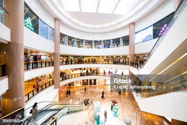 Harbour City Hong Kongshoppingmall Stockfoto und mehr Bilder von Einkaufszentrum - Einkaufszentrum, Innenaufnahme, Einkaufen