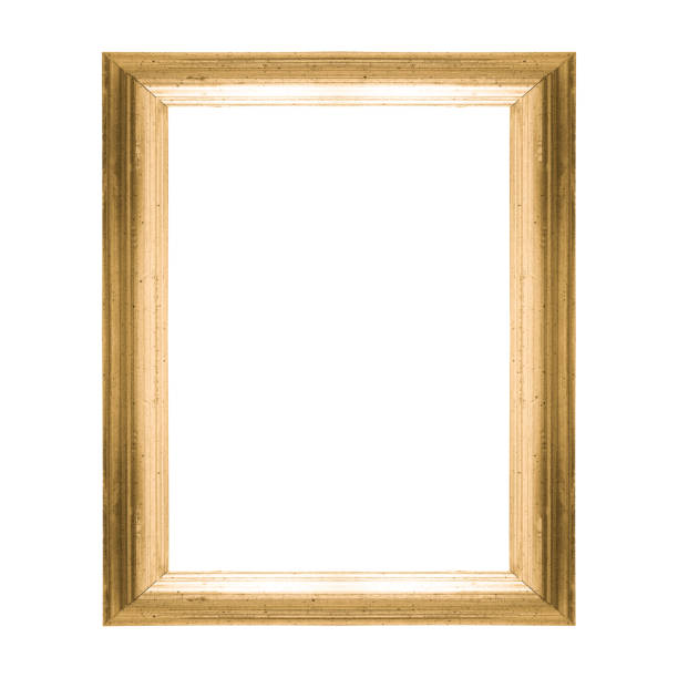 istock golden wooden picture frame with copy space 1126109239