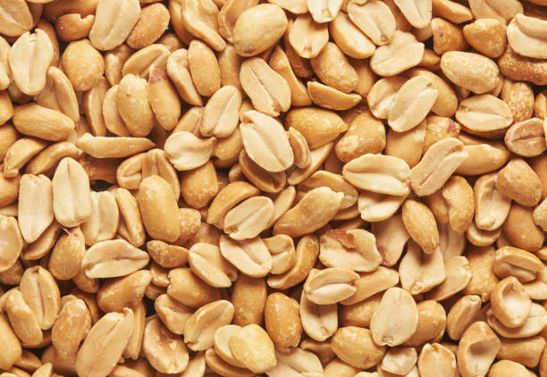 istock Heap of roasted peanuts 1126115411