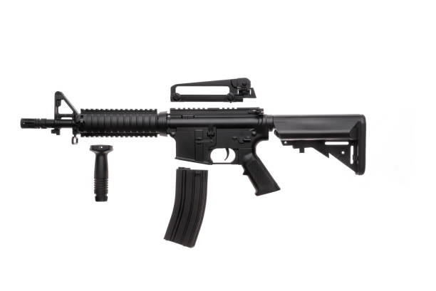 Large picture of an isolated weapon AR-15