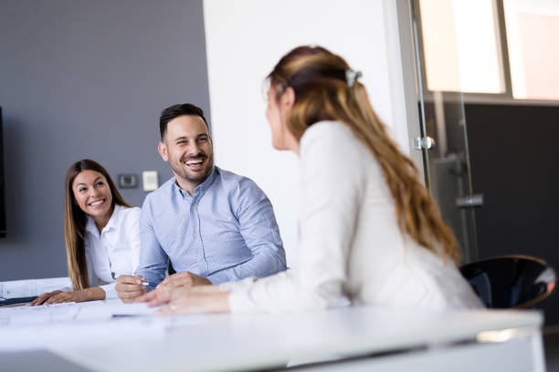 istock Business people conference in modern office 1126118182
