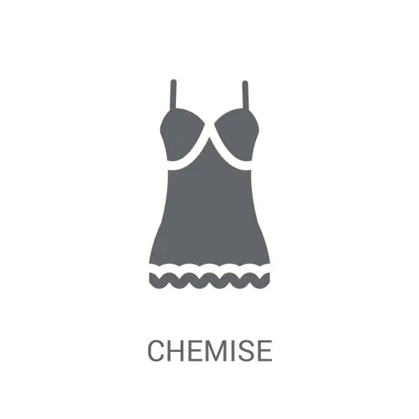 Vector illustration of Chemise icon. Trendy Chemise logo concept on white background from Clothes collection