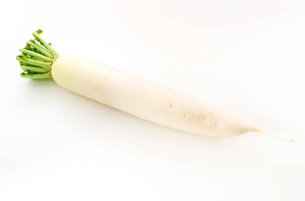 istock Japanese radish  isolated white background 1126123892