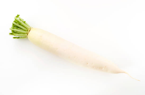 istock Japanese radish  isolated white background 1126123923