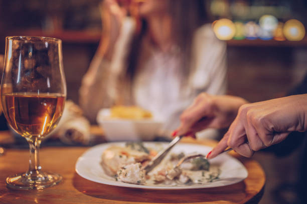 istock Women eating in restaurant 1126124971