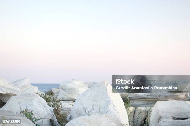 Mediterranean Sea Landscape. White Rocks Near Governor's Beach, Cyprus  Stock Photo, Picture and Royalty Free Image. Image 96212169.