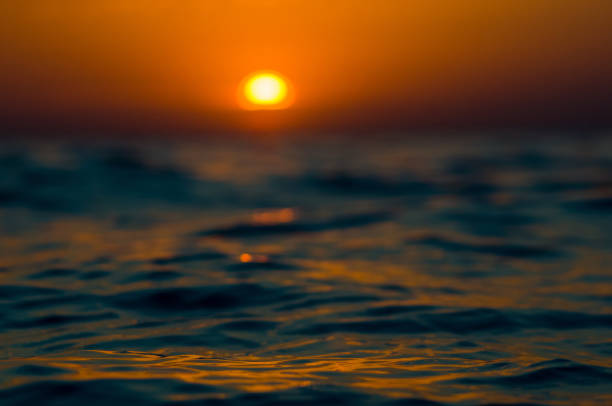 istock Amazing sea sunset, the sun, waves, clouds 1126138413