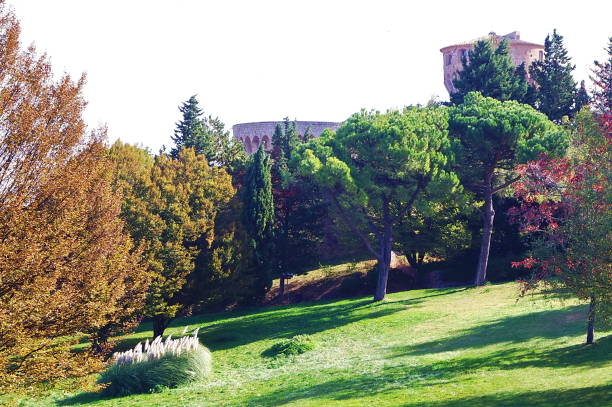 Fiumi public park, Volterra, Tuscany, Italy