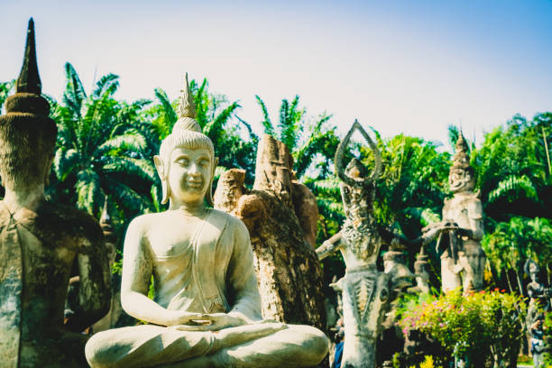 Buddha Park, Vientiane, Laos Buddha Park, Vientiane, LaosBuddha Park, Vientiane, Laos vientian stock pictures, royalty-free photos & images