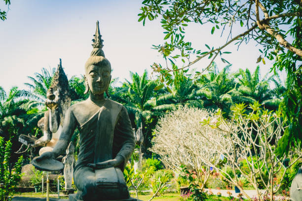 Buddha Park, Vientiane, Laos Buddha Park, Vientiane, LaosBuddha Park, Vientiane, Laos vientian stock pictures, royalty-free photos & images