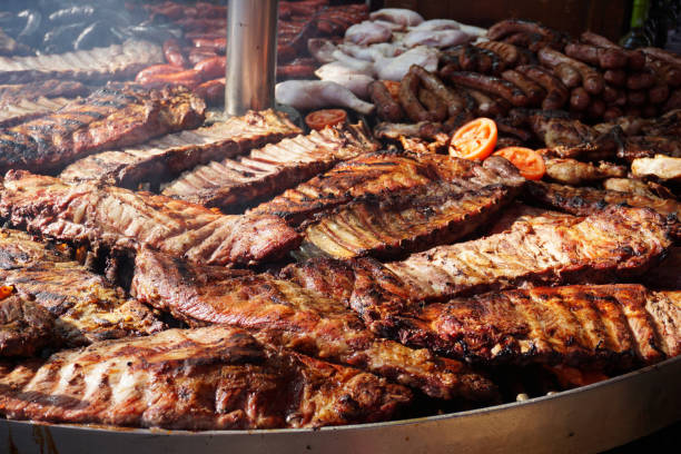 istock A big barbecue of different types of meat 1126157703