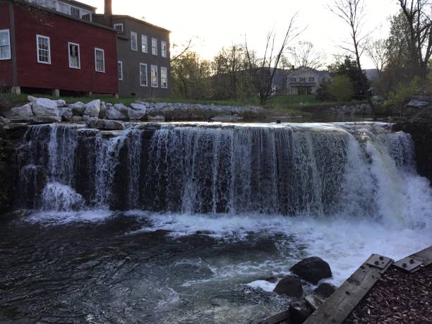istock Waterfall at Marble works Middlebury , Vermont 1126157973