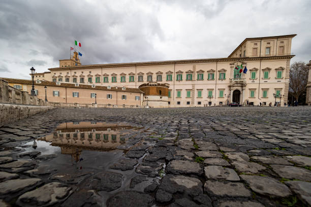 Quirinale Palace in Rome Quirinale palace  in Rome, the house of Italian president quirinal palace stock pictures, royalty-free photos & images