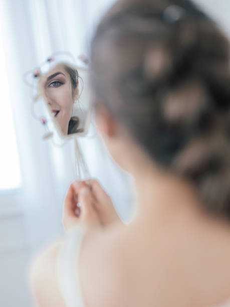 istock Young woman with braded hair relaxing 1126166735