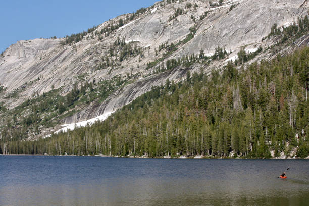 Tenaya Lake along Tioga Pass in the high country of Yosemite National Park